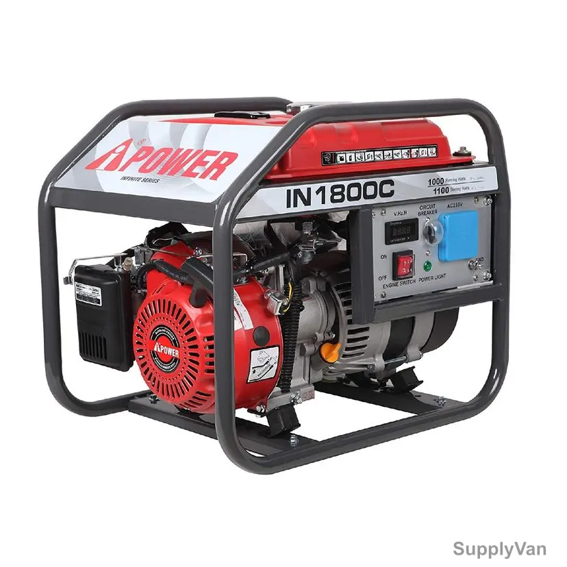 AiPower Gasoline Inverter Generator, IN1800C, Infinite, 1000W, 6 Ltrs, 98CC