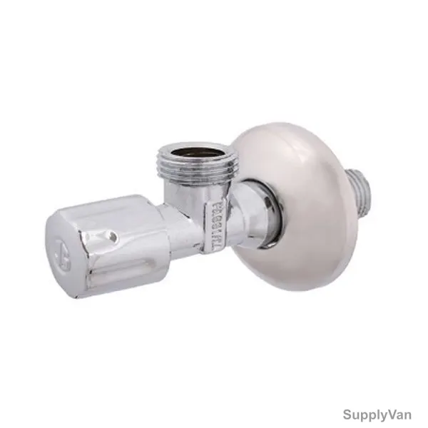 Schloesser Angle Valve, 71111550001, 7111, Brass, 1/2 x 1/2 Inch