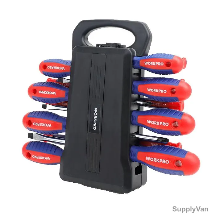 Workpro Screwdriver Set With Rack, WP200512, Chrome Vanadium Steel, 45 Pcs/Set — image 1
