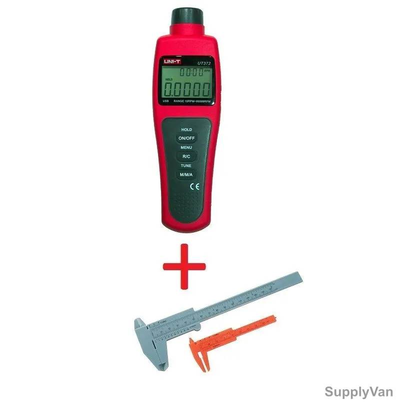 Uni-T Non-Contact Tachometer UT372 w/ 2 Plastic Vernier Calipers Free