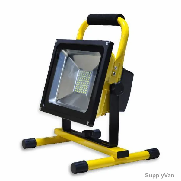 V-Tac Rechargable LED Flood Light, VT-4832-SQ, SMD, 30W, CoolWhite