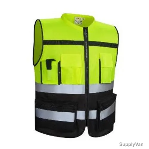 Empiral Heavy Duty Safety Vest, E108073701, 4XL, Fluorescent Yellow/Black