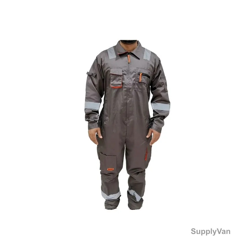 Power Safety Protective Workwear Coverall, 2XL, Grey — image 1