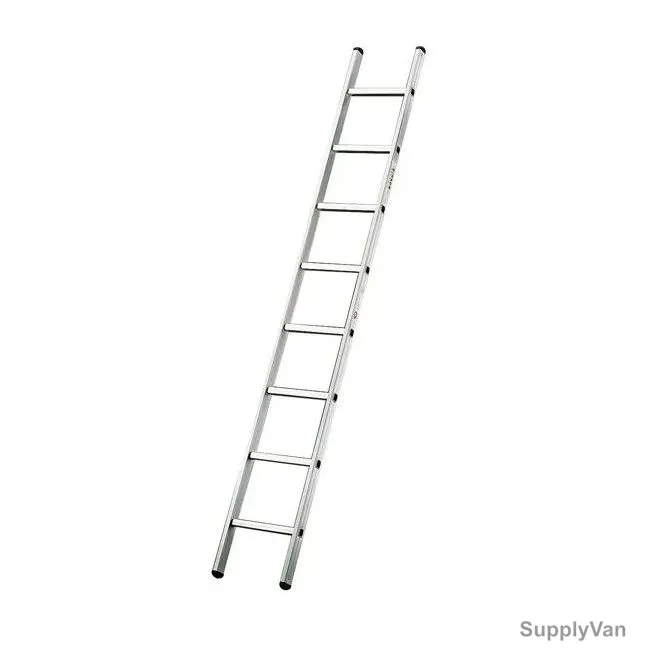 Tubesca Straight Ladder, 10108, Aluminium, 1 Side, 8 Steps, 2.27 Mtrs Max. Height, 150 Kgs Weight Capacity