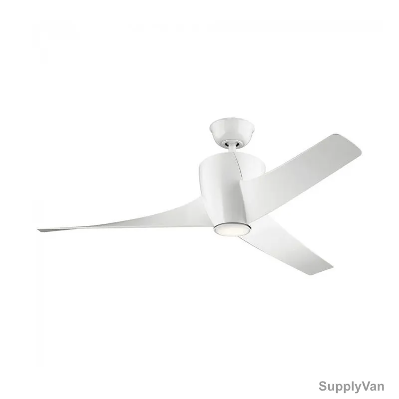Kichler Ceiling Fan, KLF-PHREE-56-WHT, Phree, 3 Blade, 56 Inch, White — image 1