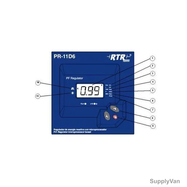 RTR Power Factor Regulator, PR11-D6