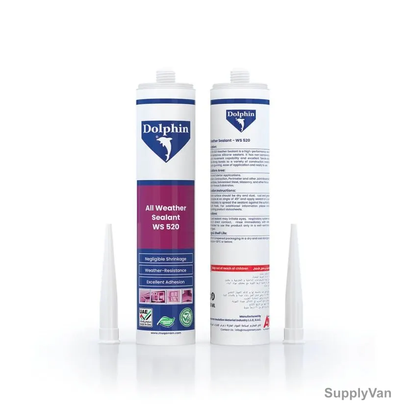 Dolphin Silicone Sealant, WS-520, 280ML, PK24