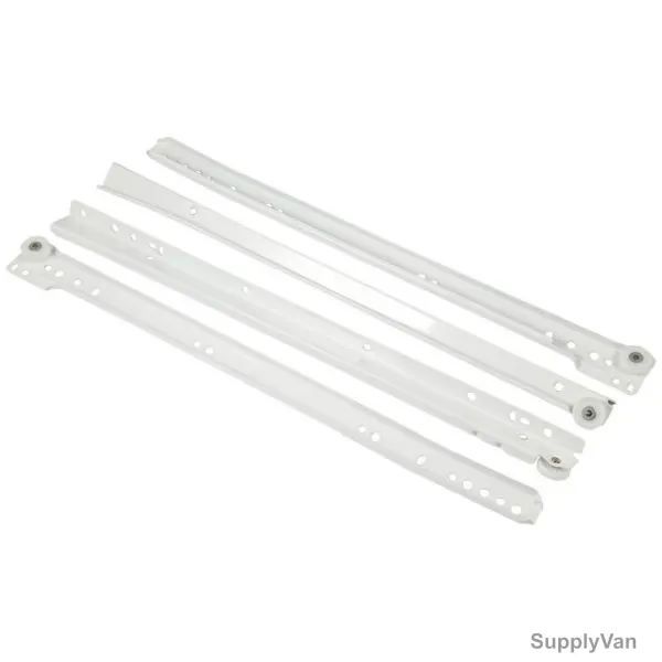 Omge Bottom Mounted Heavy Drawer Slide, 16 Inch, 4 Pcs/Pack