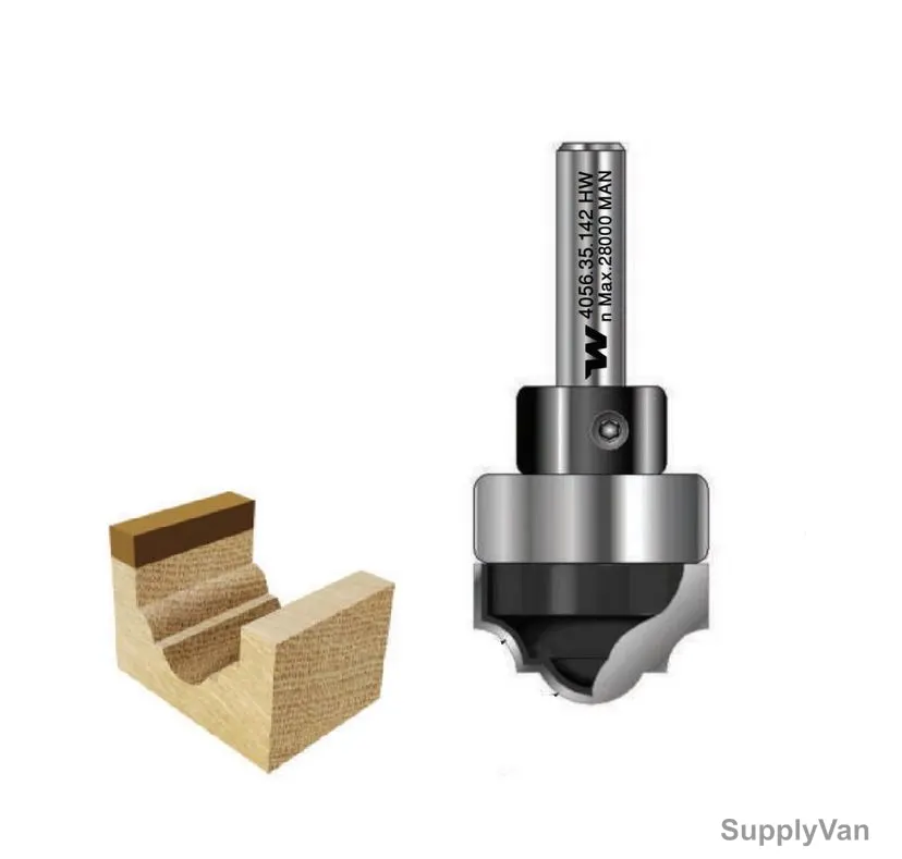 Witox Guided Classical Plunge Router Bit, 4056.35.142, TC, 35 x 14.3MM — image 1