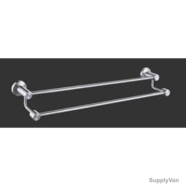 Sanipro Double Towel Bar, MST520110, Stainless Steel, Silver