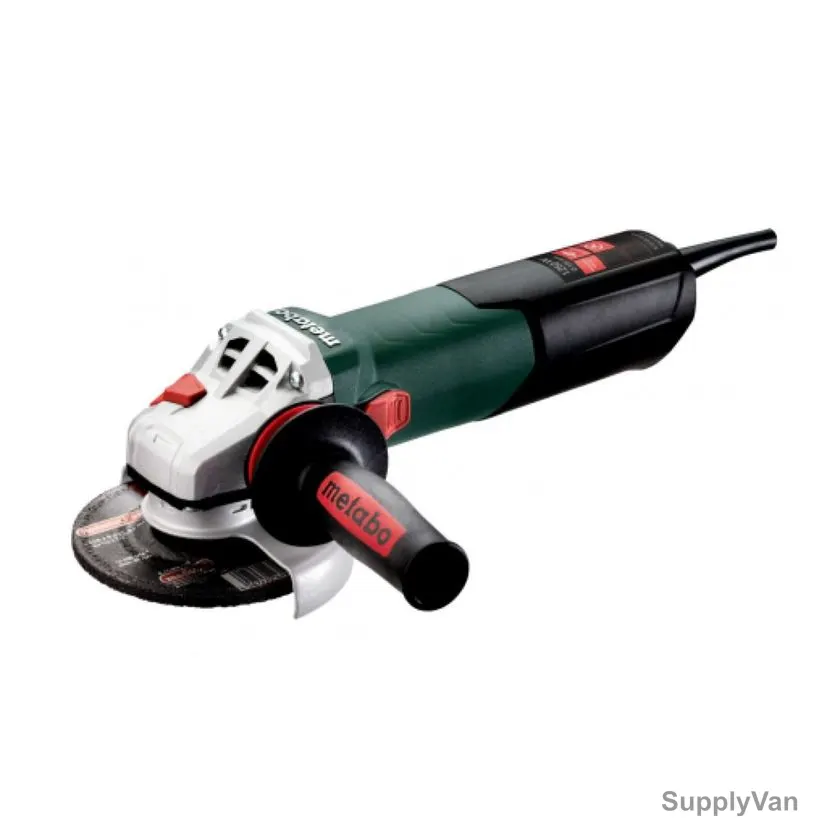 Metabo Angle Grinder With Cardboard Box, W-12-125-Quick, 220-240V, 1250W, 125MM