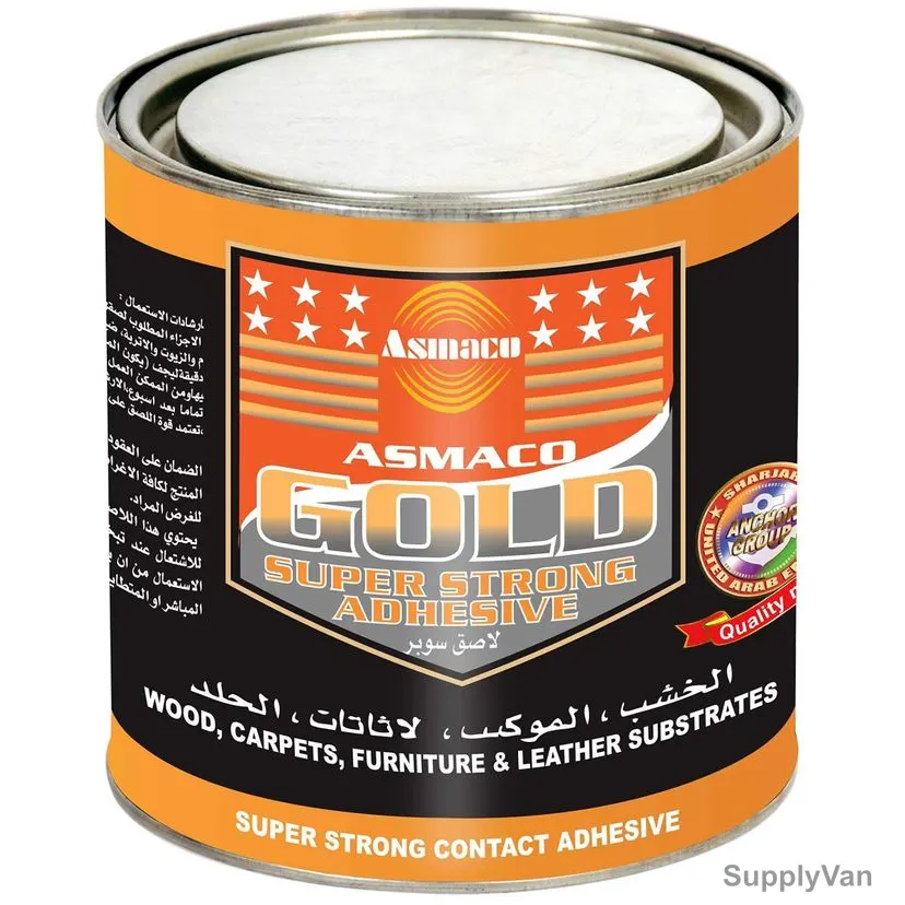 Asmaco Gold Super Strong Contact Adhesive, 600GM, 12 Pcs/Carton
