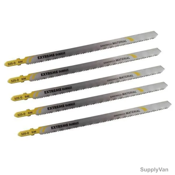 Dewalt Extreme Bi-Metal Jigsaw Blade, DT2084-QZ, 180MM, PK5