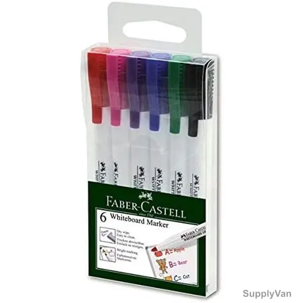 Faber-Castell Whiteboard Marker Set , 6 Pcs/Set