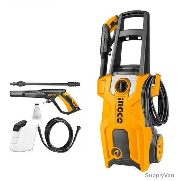 Ingco High Pressure Washer, HPWR18008, 1800W, 150 Bar, 6.0 Ltrs/Min Flow Rate
