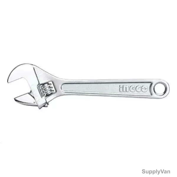 Ingco Adjustable Wrench, HADW131082, 0-29MM Jaw Capacity, 200MM Length
