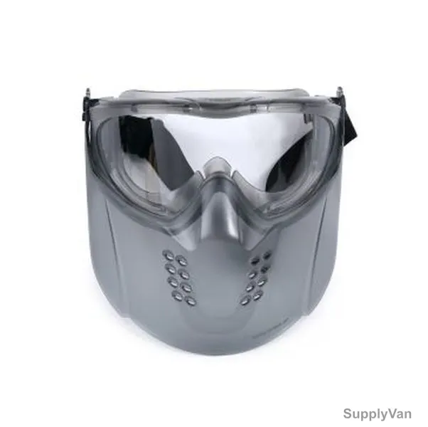 Empiral Safety Goggle With Visor, E114231322, Vision, Black and Grey