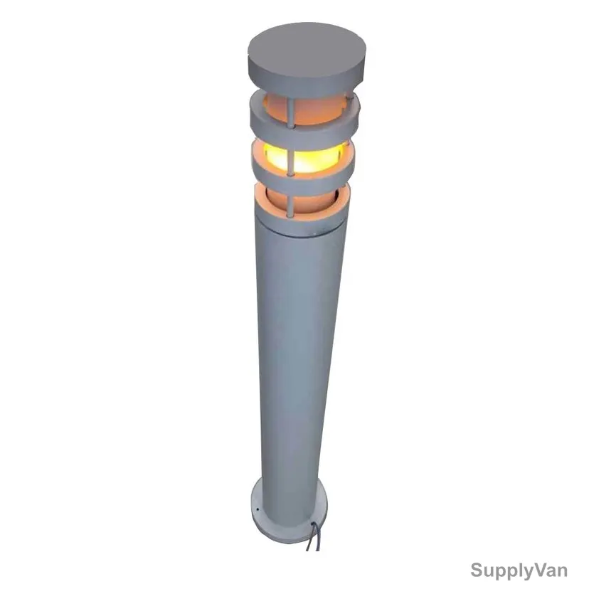 Jaf LED Garden Bollard Light W/ 12W LED Bulb, 80CM, IP65, Aluminium