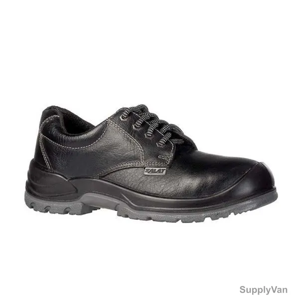 Zalat Steel Toe Safety Shoes, ZEX, Size38, Black, Low Ankle