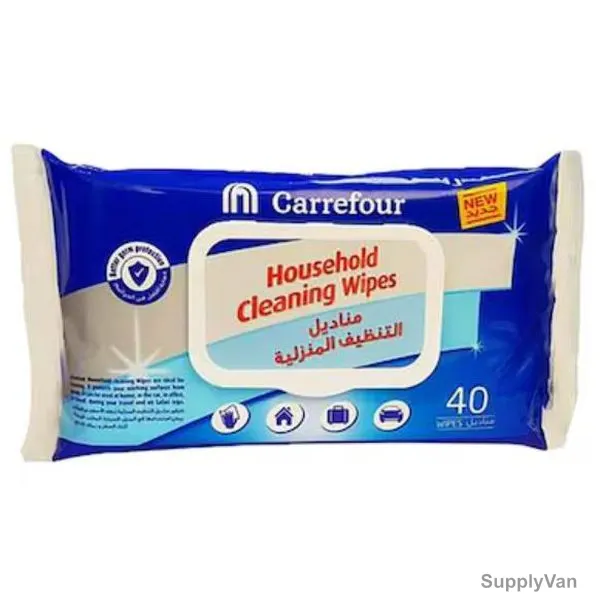 Carrefour Multi-Purpose Disinfectant Wipes, 120 Pcs/Pack — image 1