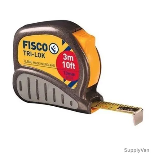 Fisco Measuring Tape, TL3ME, Tri-Lok, 3 Mtrs x 13MM — image 1