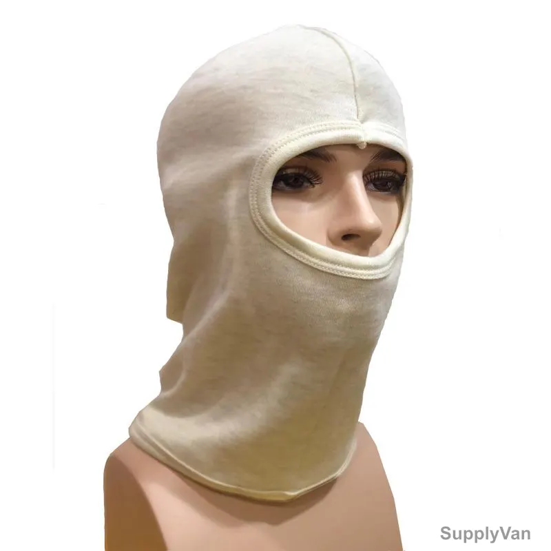 Nomex Fireman Balaclava and Face Hood, D134352821, DuPont, Free Size, Off-White