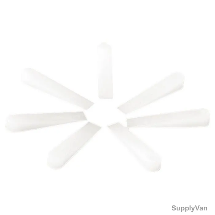 Sparta Tiles Levelling Wedge, 880225, Plastic, 200 Pcs/Pack