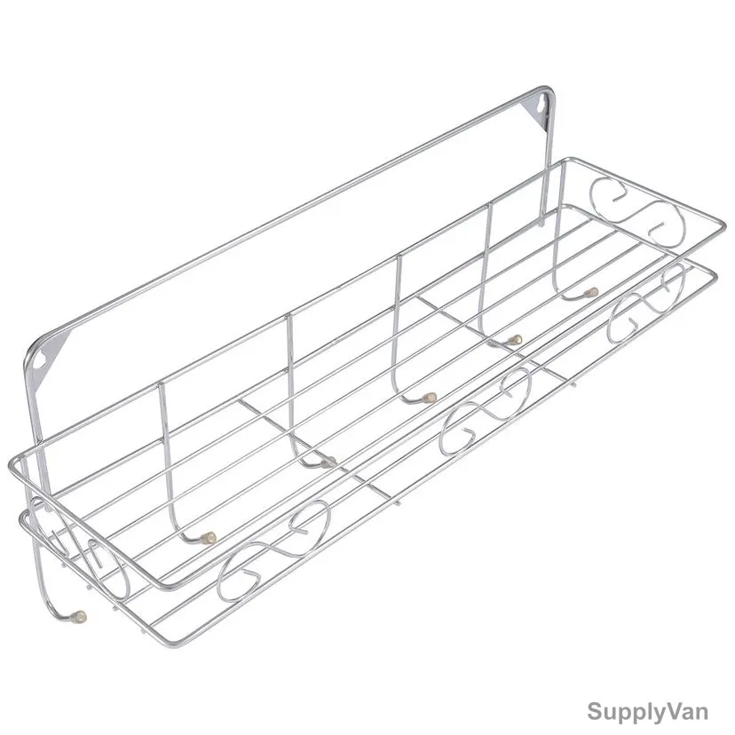 Golo Shower Basket, D016, Silver Colour, Steel — image 1