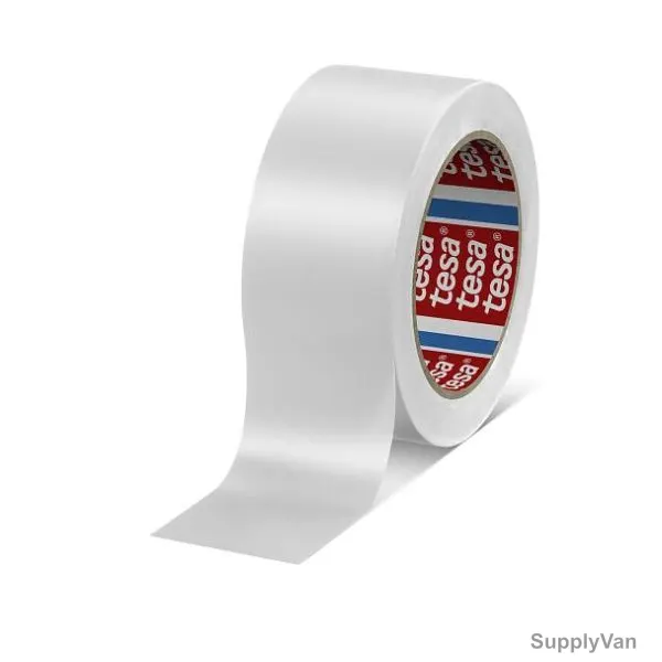 Tesa Floor Marking Tape, 60760, 50MM x 33 Mtrs, White