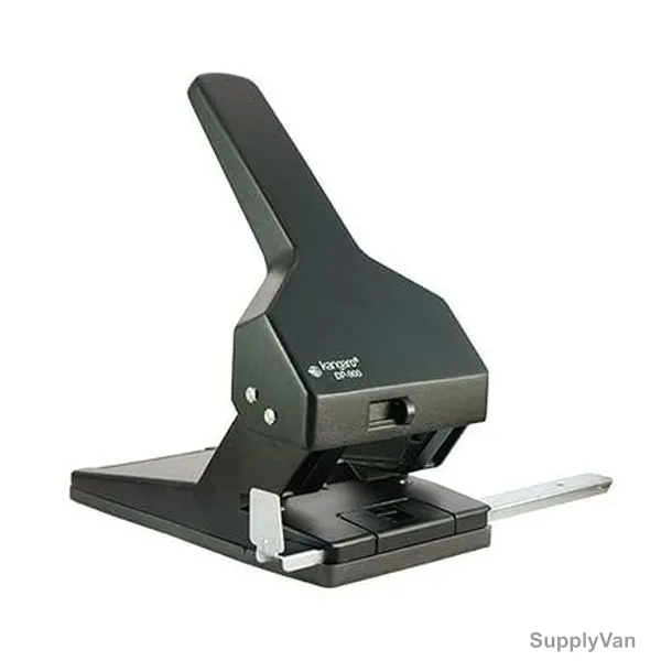 Kangaro Heavy Duty Paper Punch Machine, DP-900, Plastic/Metal, 63 Sheets, Black