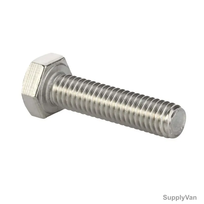 Hex Bolt, Nylon, 8MM Dia x 25MM Length