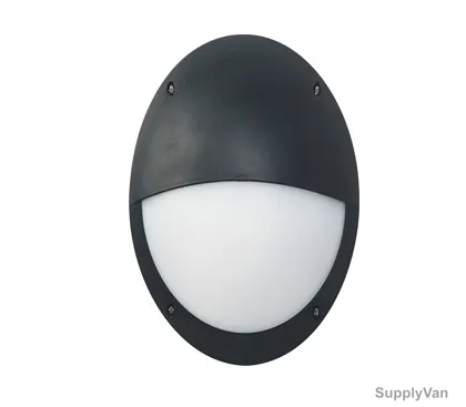 Syv Wall Light, Leader Oval, 23W, 50Hz, Black and White