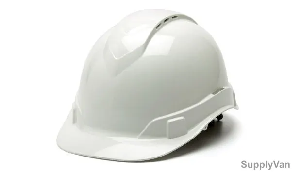 Pyramex Safety Helmet, HP44110V, Ridgeline, Cap Style, White
