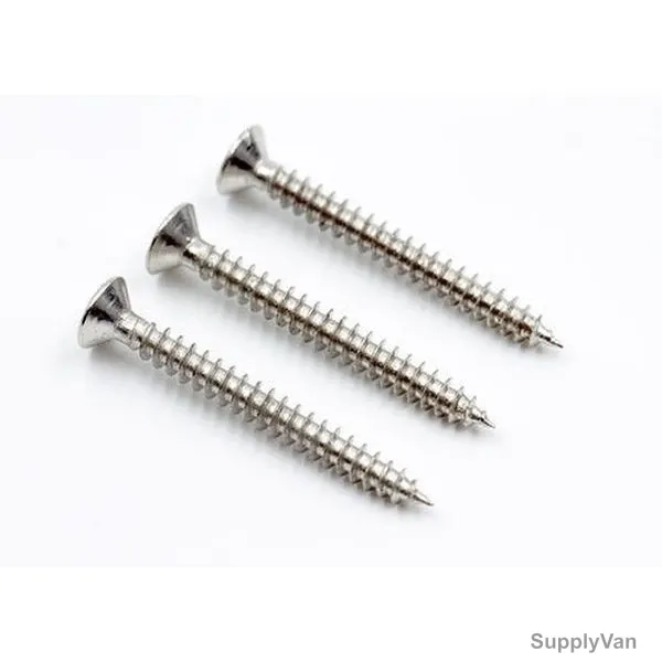 Patta Self Tapping Screw, STSCSKNKL, Nickel Plated, M4 x 5/8 Inch, PK1000