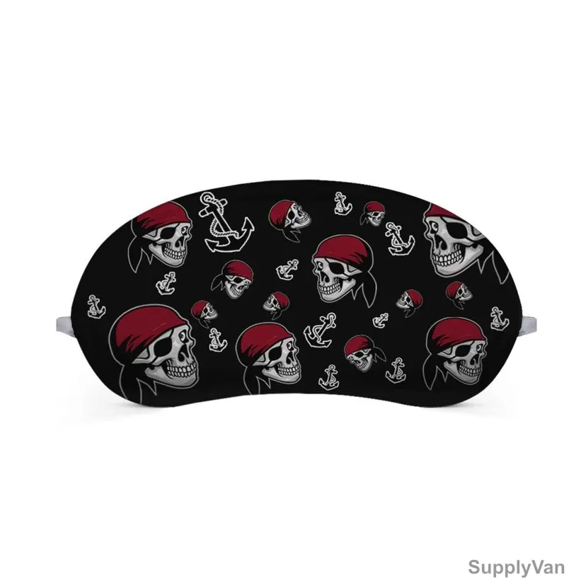 Wackylicious Red Skull Eye Mask, 1888-401-95, 18 x 8.5CM, Black — image 1