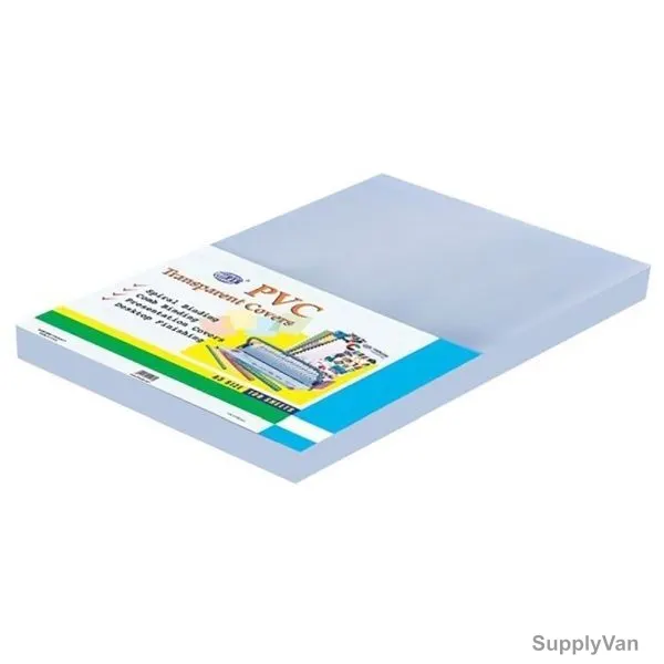 FIS Binding Cover, FSCI25A3CL, PVC, 210 x 420MM, 250 GSM, Clear, PK100