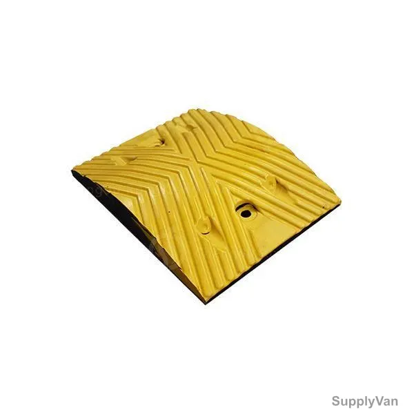 Warrior Speed Hump, Rubber, 400MM Width x 50MM Height x 500MM Length, Yellow — image 1