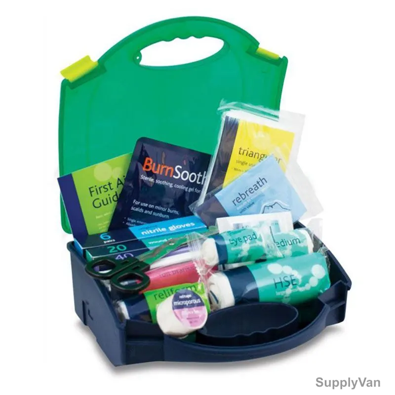 Reliance Medical Small Workplace First Aid Kit, FA-330, Green, 83 Pcs/Kit