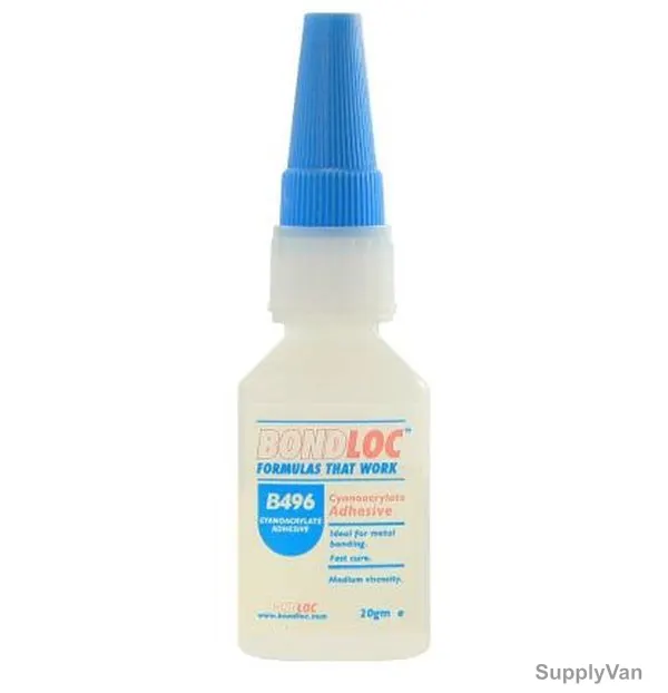 Bondloc Cyanoacrylate Adhesive, B496, 0.2Kg
