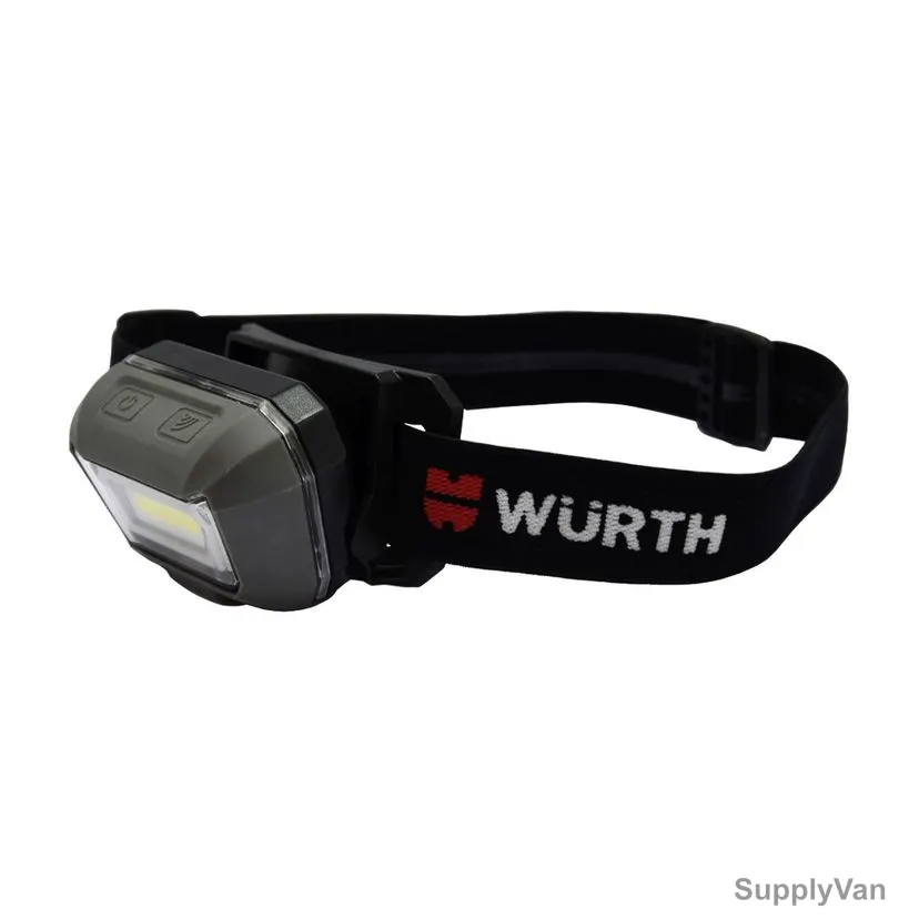 Wurth ErgoPower Rechargeable LED Head Lamp With Sensor, 0827809635, 3W, 5VDC, 1500mAh — image 1