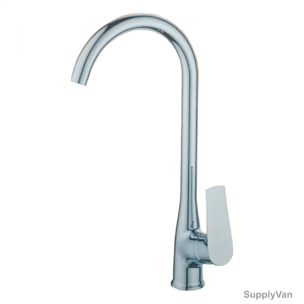 Milano Single Lever Sink Mixer, Concept, Brass, Chrome Finish