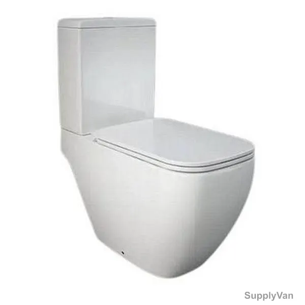 Rak Ceramics Metropolitan Close Coupled Water Closet, Rectangle, 337MM Width x 650MM Length, White