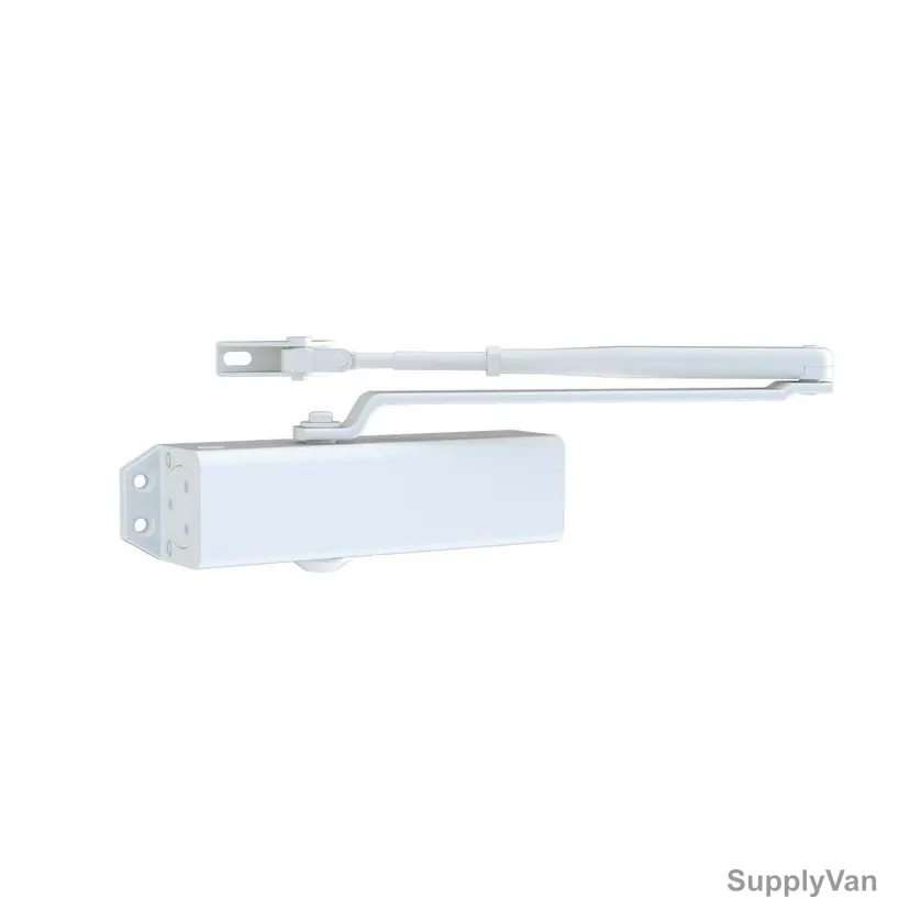 Yale Surface Mounted Door Closer, C7722, 200MM, 80 Kg Door Weight, Silver