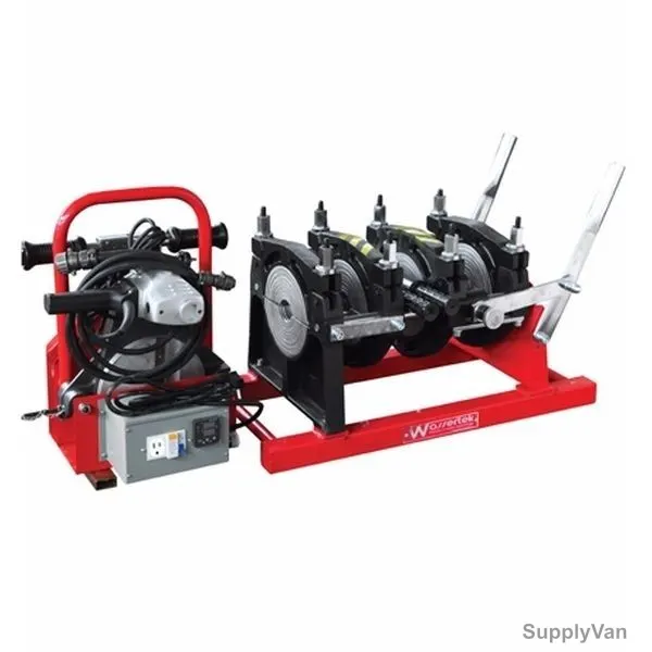 WASSERTEK Manual Butt Fusion Welding Machine, WHDW250M, Red