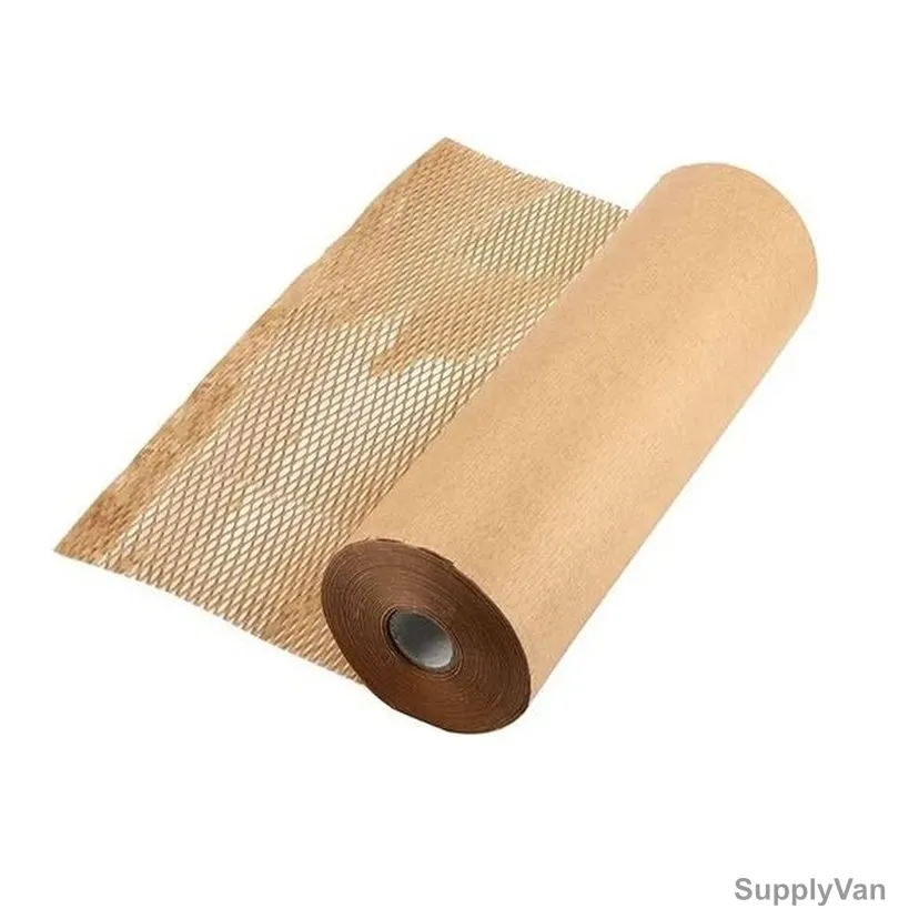 Honeycomb Kraft Paper, 30CM Width x 250 Mtrs Length, Brown — image 1