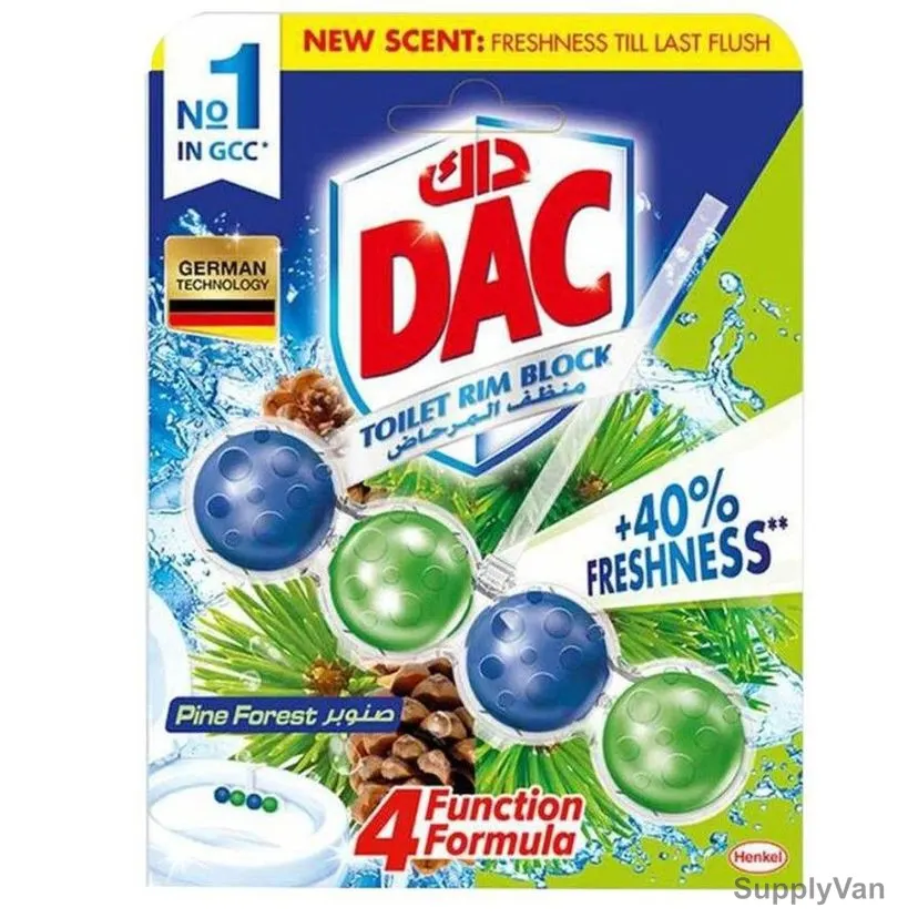 Dac Power Active Toilet Rim Block, Pine Forest, 50GM — image 1
