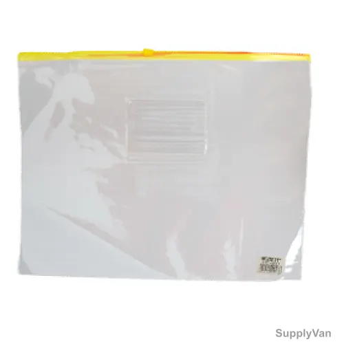 Modest Zip Bag, T-57, A4, Assorted, 8 Pcs/Pack