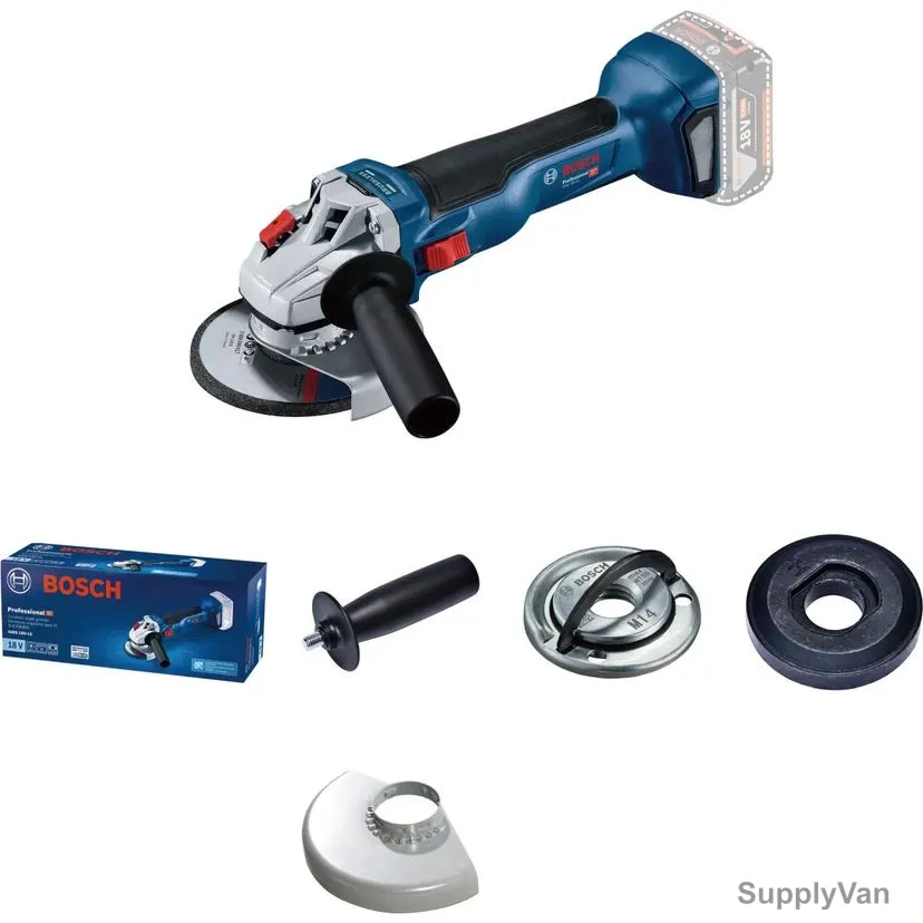 Bosch Professional Cordless Angle Grinder Kit, GWS-18V-10, 18V, 125MM Disc Dia, 5 Pcs/Kit — image 1