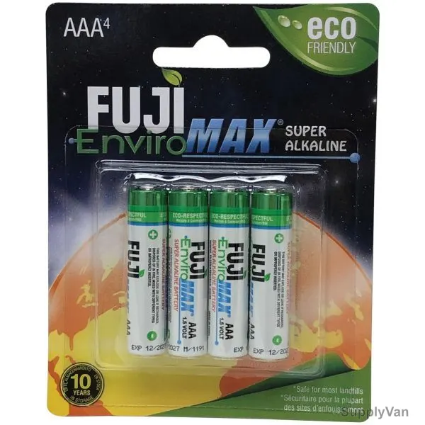 Fuji EnviroMax Battery, 4400BP4, Alkaline, 1.5V