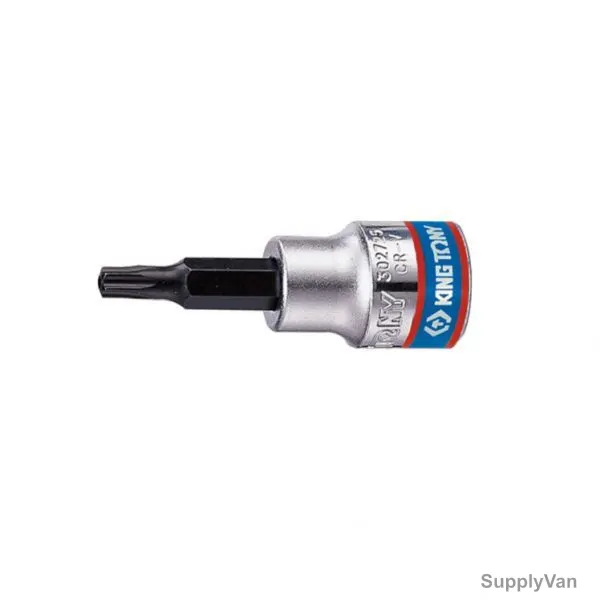 Kingtony Torx Socket Bit, 302725, 3/8 Inch Drive, T25H